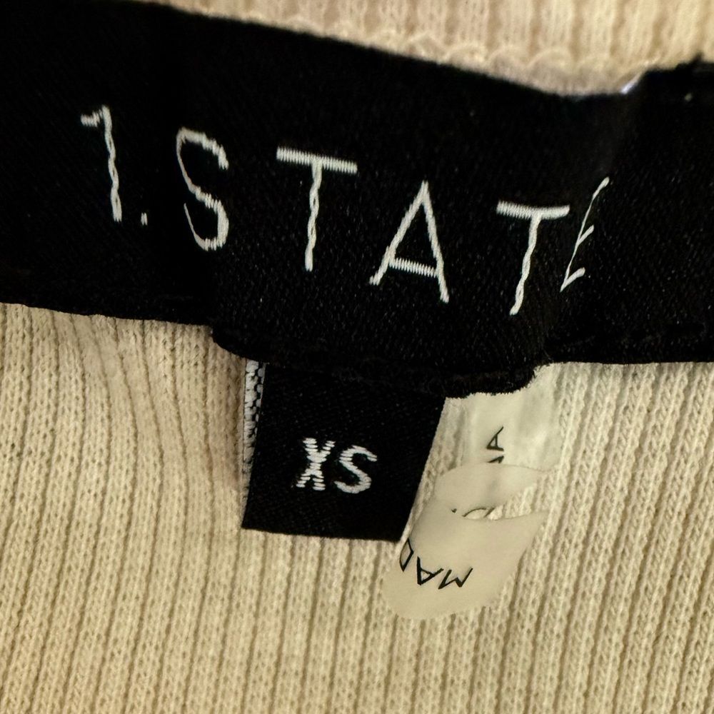 1. State Light Beige Wrap Blouse - Picture 4 of 5